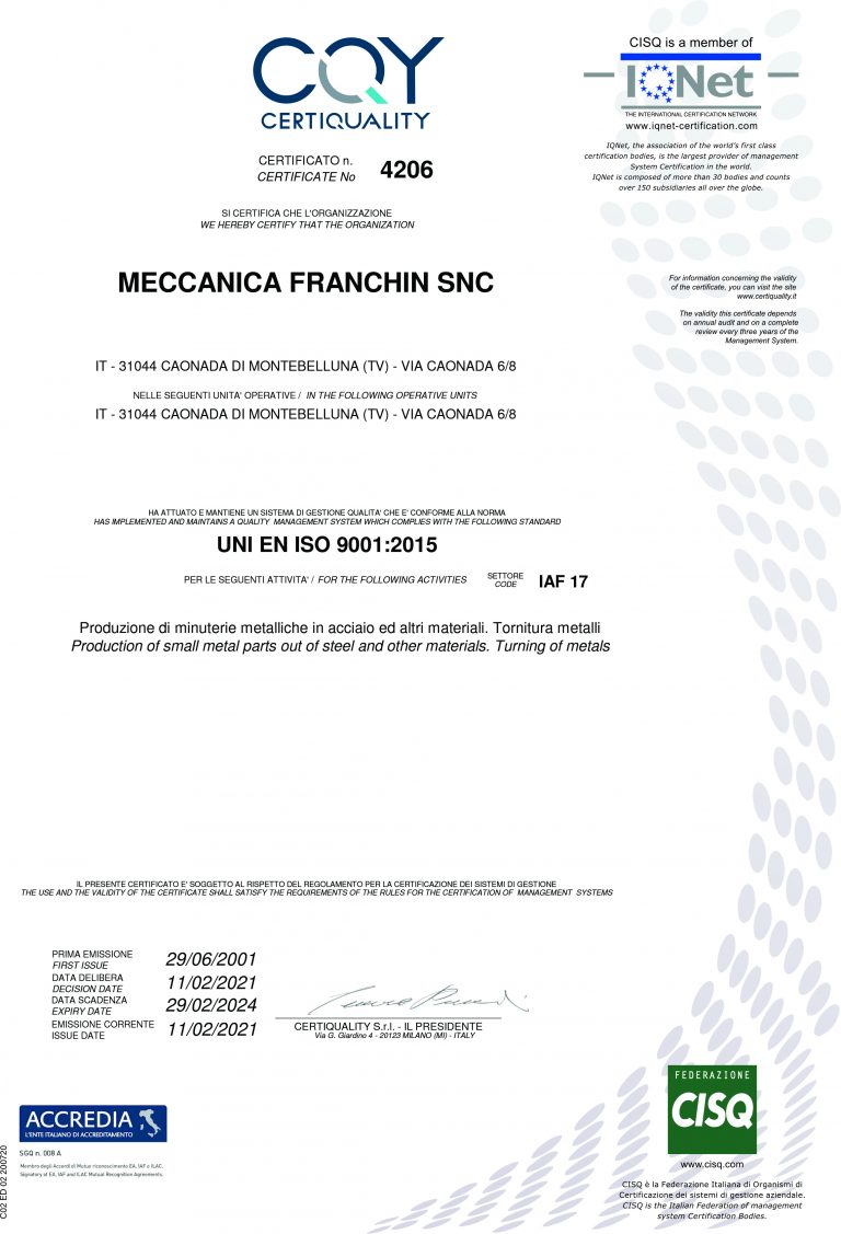 Certificato new Franchin-1